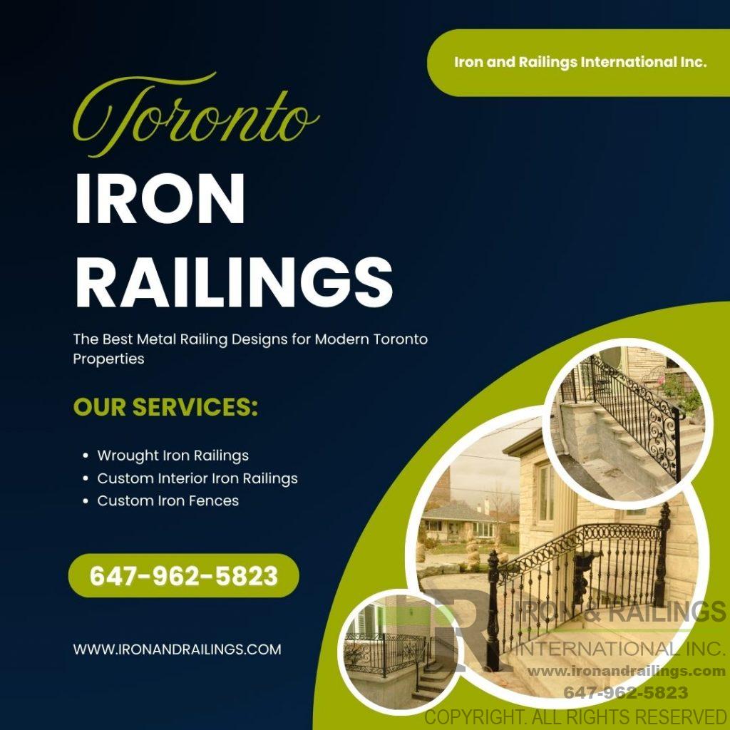 custom iron railings in Toronto
